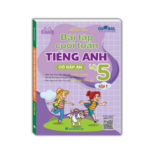 GLOBAL SUCCESS - Bài tập cuối tuần tiếng anh lớp 5 tập 1 (có đáp án)