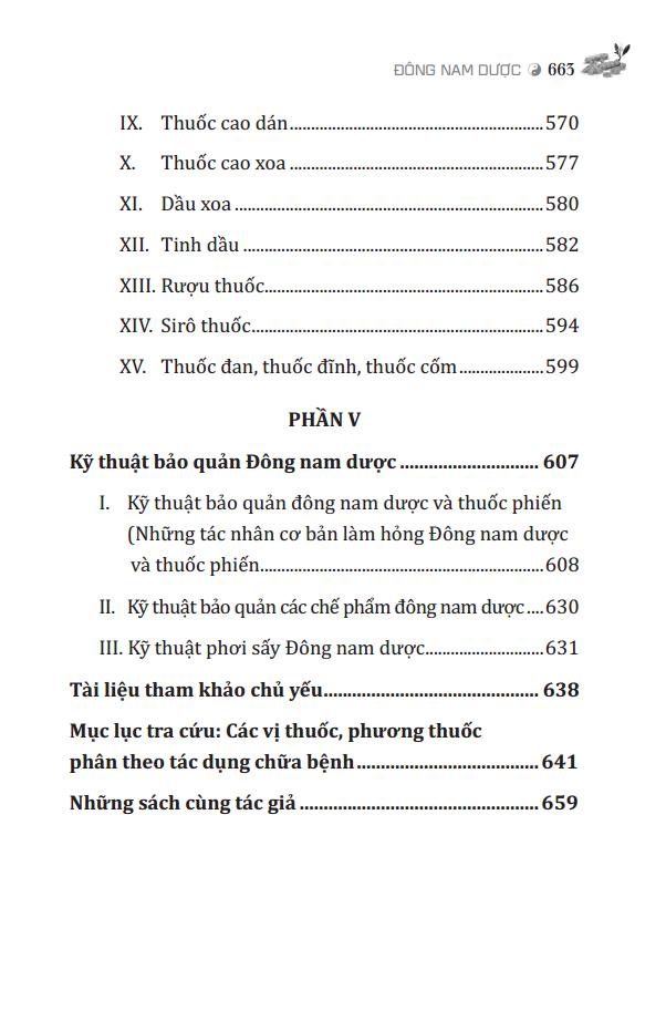 Đông Nam Dược (Cách Sử Dụng - Bào Chế - Bảo Quản)