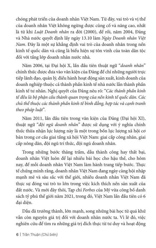 Doanh Nhân Việt Nam Trong Lịch Sử