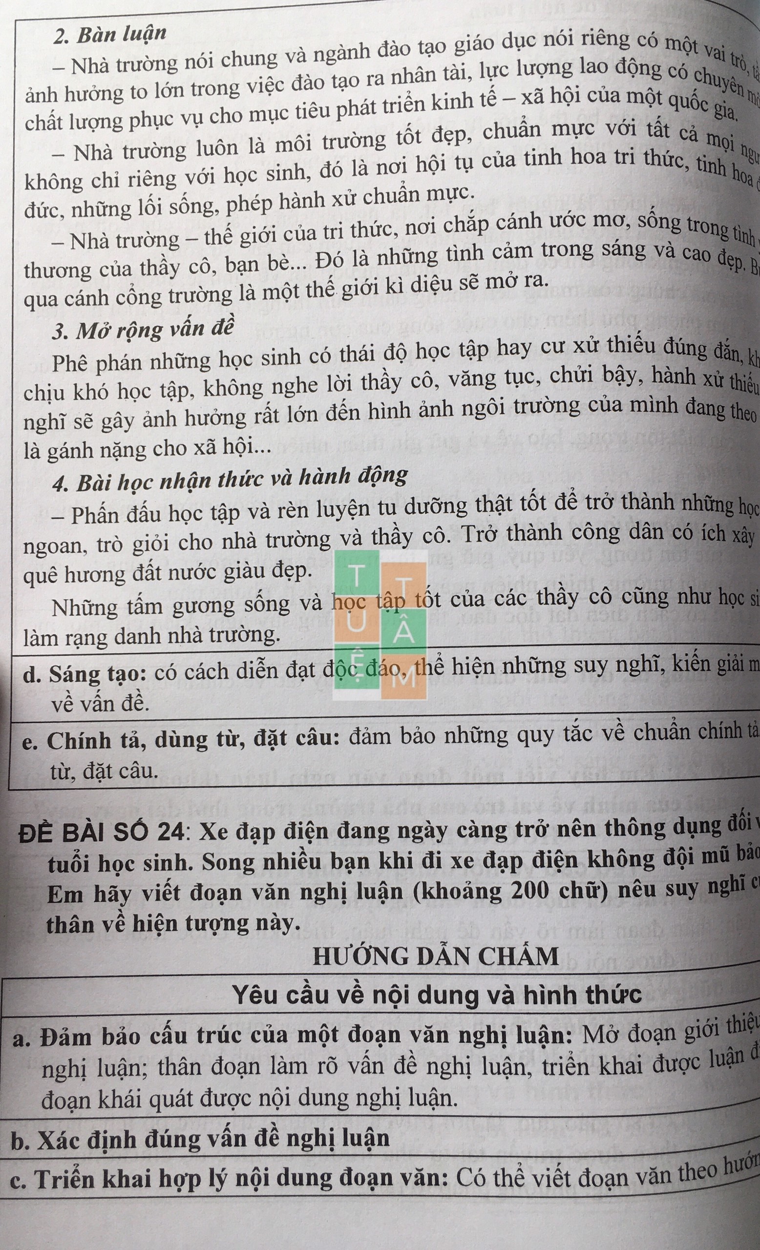 Sách - Hướng dẫn viết và dàn ý các đoạn văn Nghị luận xã hội Ngữ Văn 8