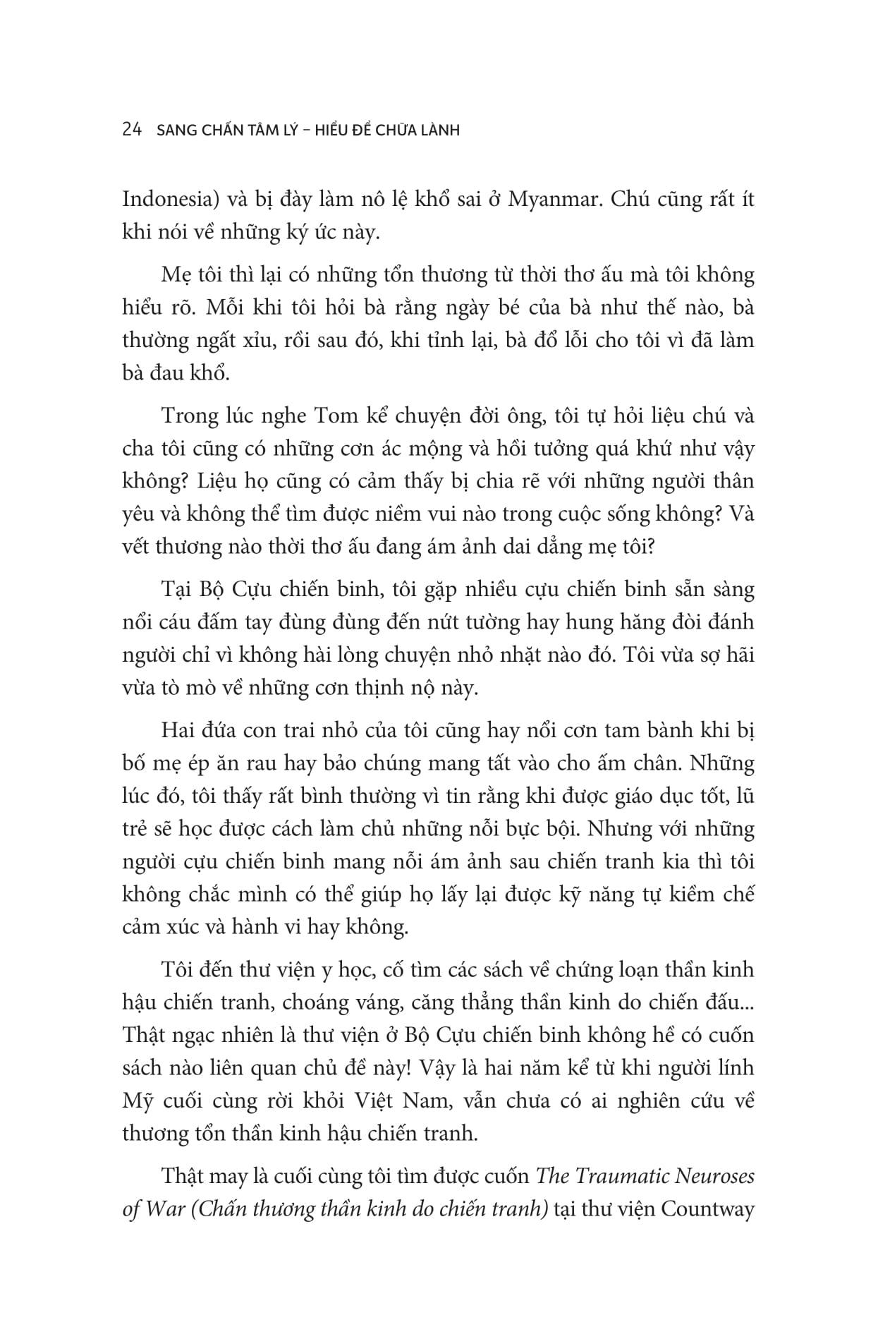 Sang Chấn Tâm Lý - Hiểu Để Chữa Lành