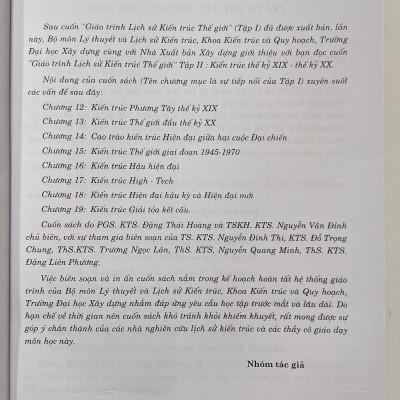 Sách - Giáo Trình Lịch Sử Kiến Trúc Thế Giới (Tập 2)