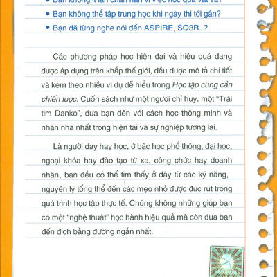 HỌC TẬP CŨNG CẦN CHIẾN LƯỢC (Bản in năm 2022)