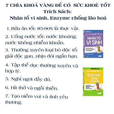 Sách Nhân tố vi sinh (TB) - Sách trưng bày, có vết xước nhẹ