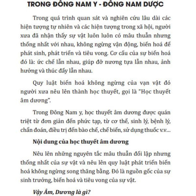 Đông Nam Dược (Cách Sử Dụng - Bào Chế - Bảo Quản)