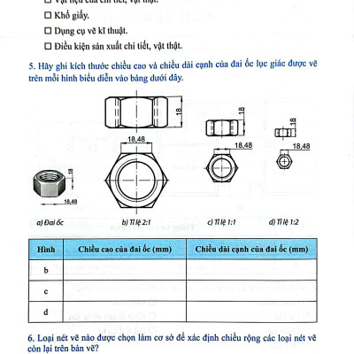 Bài Tập Công Nghệ 8 (Chân Trời) (2023)