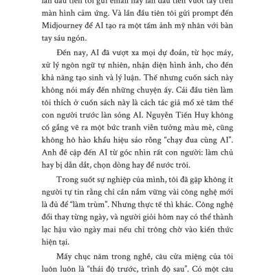 Sách - Không Ai Cản Được AI - Hiểu AI Từ Căn Gốc Để Phát Triển Sự Nghiệp