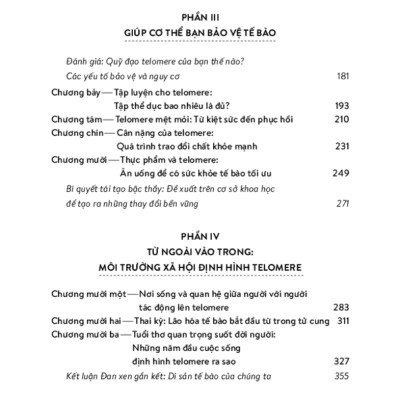 Hiệu Ứng Telomere - Giải Pháp Đột Phá Để Sống Trẻ, Khỏe Và Ngăn Ngừa Lão Hóa _TRE