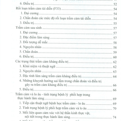 Các Rối Loạn Cảm Xúc (Sách tham khảo)