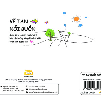 VẼ TAN NỖI BUỒN - Sách tô màu