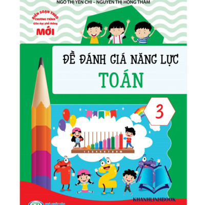 Sách - Combo Đề Đánh giá năng lực Toán + Tiếng Việt + Tiếng Anh 3 (KP)