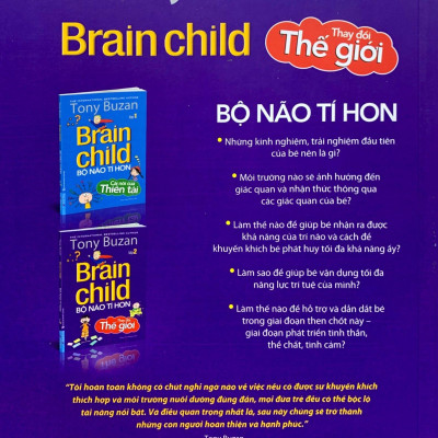 Tony Buzan - Tập 2: Bộ Não Tí Hon Thay Đổi Thế Giới (Tái Bản 2020)