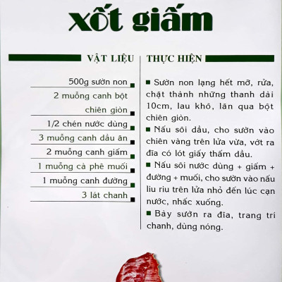 Món Ăn Đãi Khách - VT