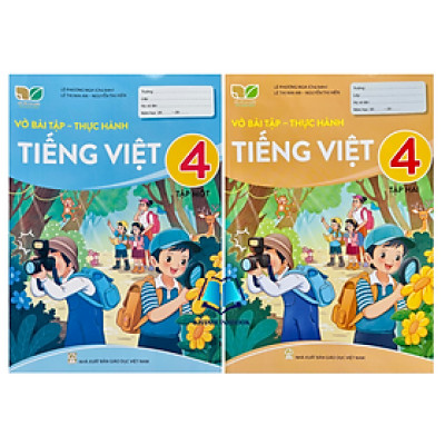 Sách - Combo Vở bài tập - Thực hành Tiếng Việt lớp 4 tập 1 + 2 (Kết nối tri thức với cuộc sống)