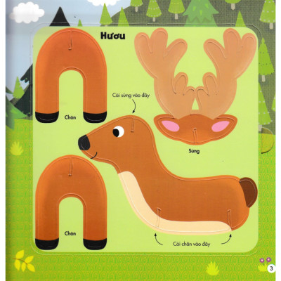 Sách Ghép Hình Phát Triển IQ - Chuyện Trong Rừng Rậm