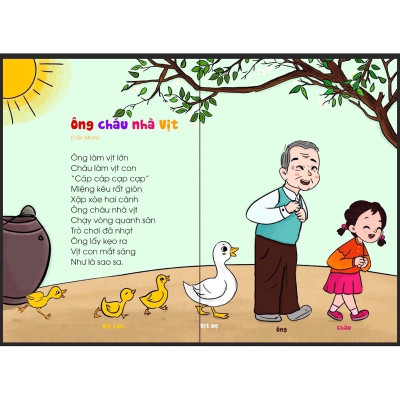 Sách - Thơ Học Nói Phát Triển IQ, EQ Cho Bé Từ 0-5 Tuổi