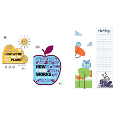 Combo 2 cuốn: HOW WE’RE F***ING UP OUR PLANET – TA ĐANG HỦY DIỆT TRÁI ĐẤT NHƯ THẾ NÀO + HOW FOOD WORKS - HIỂU HẾT VỀ THỨC ĂN( Khám Phá Thế Với Xung Quanh /Giải Đáp Vấn Đề Môi Trường Sống/Tặng Kèm Bookmark)