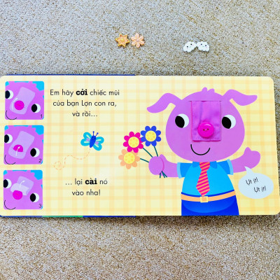 Sách tương tác - Kỹ năng vận động tinh cho bé 0 - 6 tuổi - Đinh Tị Books