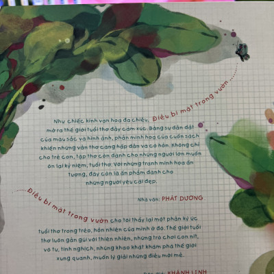 (Có chữ ký tác giả) ĐIỀU BÍ MẬT TRONG VƯỜN – Nguyễn Quốc Vương – NXB Phụ nữ Việt Nam