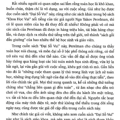 Đại Số Vui (Tái Bản)