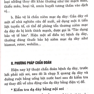 Các Phương Pháp Chữa Trị - Bệnh Dạ Dày