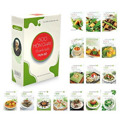 Boxset 500 Món Chay Thanh Tịnh - Nguyễn Dzoãn Cẩm Vân (Trọn Bộ 16 Tập) _VT