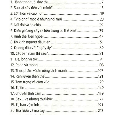 Sách Tuổi Dậy Thì - Từ "Cô Bé" Đến "Cô Nàng"