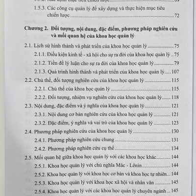 Sách - Khoa Học Quản Lý