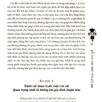 100 Bài Học Dành Cho Con Gái (Tái Bản)