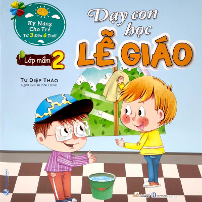 Combo  Dạy Con Học Lễ Giáo - 6 Cuốn - Tứ Diệp Thảo - Tái Bản - Vanlangbooks