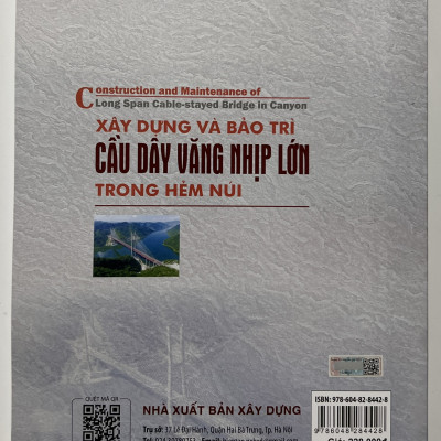 Sách - Xây Dựng Và Bảo Trì Cầu Dây Văng Nhịp Lớn Trong Hảm Núi (Tập 2)
