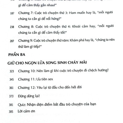 Sex Talk - Trò Chuyện Khi "Yêu" - BV