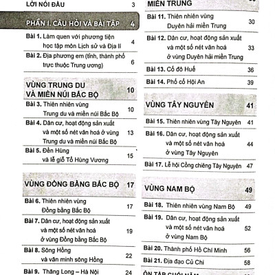 Bài Tập Lịch Sử Và Địa Lí 4 (Cánh Diều) (Chuẩn)