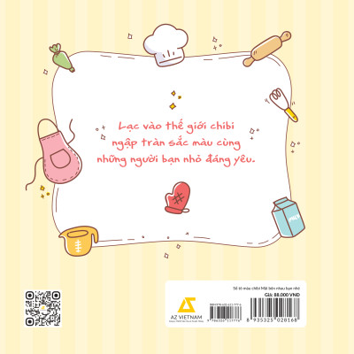 Sổ Tô Màu Chibi Mãi Bên Nhau Bạn Nhé
