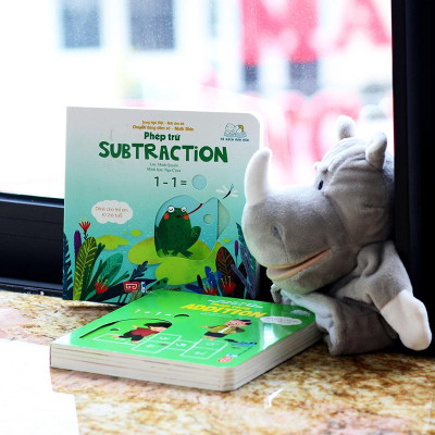 Sách Tương Tác - Chuyển Động Đếm Số - Math Slide - Phép Trừ - Subtraction