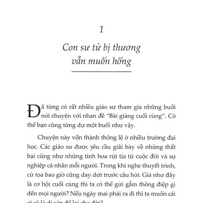 Bài Giảng Cuối Cùng
