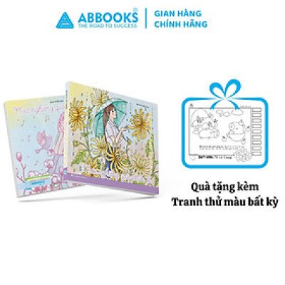 Sách - Hạt Tinh Khôi - Mưa Nghiêng Qua Phiến Lá - Tặng 1 Tranh Thử Màu Bất Kỳ