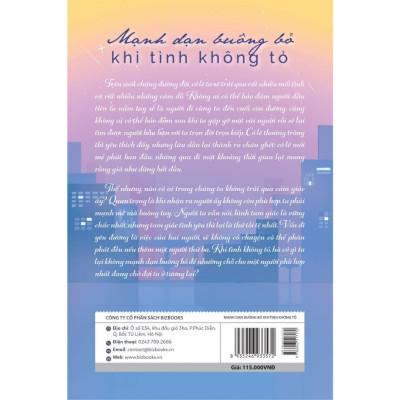 Sách - Mạnh Dạn Buông Bỏ Khi Tình Không Tỏ