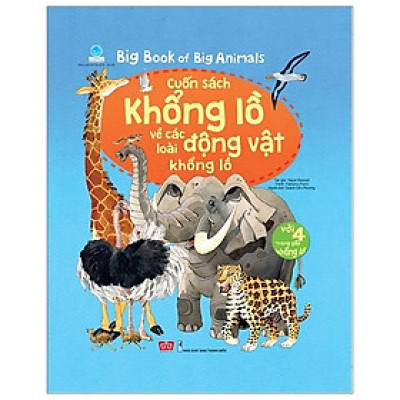Sách Tương Tác - Big book - Cuốn sách khổng lồ về các loài động vật khổng lồ