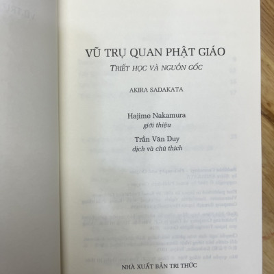 Vũ Trụ Quan Phật Giáo - Triết Học Và Nguồn Gốc -HN