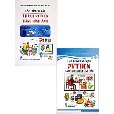 Sách - Combo Lập Trình Ứng Dụng - Python Dành Cho Người Bắt Đầu + Lập Trình Cơ Bản - Tự Học PYTHON Bằng Hình Ảnh (2Cuốn)