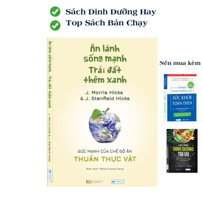 Sách Ăn lành sống mạnh, trái đất thêm xanh + xà bông Sinh dược