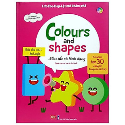Sách Tương Tác - Lift-The-Flap-Lật Mở Khám Phá - Colours And Shapes - Màu Sắc Và Hình Dạng ( Tái Bản )