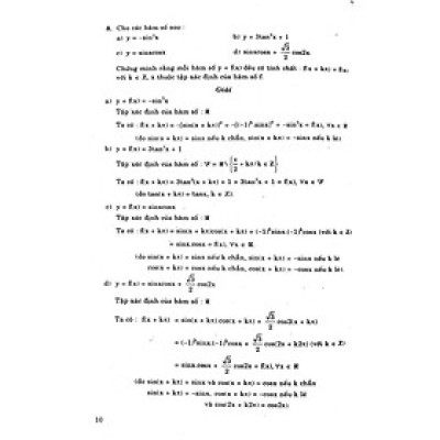 Giải Bài Tập Đại Số Và Giải Tích Lớp 11 (Nâng Cao) (Tái Bản 2015)