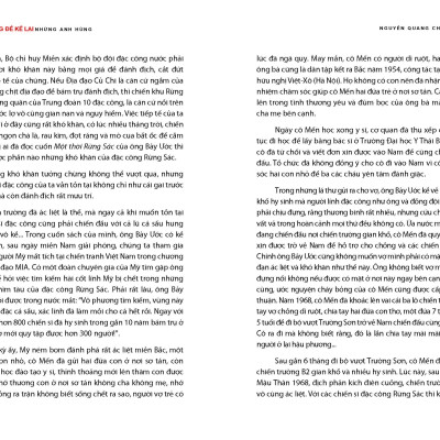 SỐNG ĐỂ KỂ LẠI NHỮNG ANH HÙNG - Câu Chuyện Cảm Động Về Những Người Anh Hùng Cao Thượng, Bình Dị, Sống Mãi Trong Lòng Dân