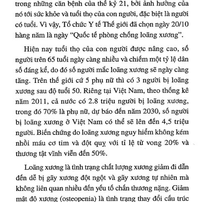 Phòng Và Chữa Bệnh Loãng Xương