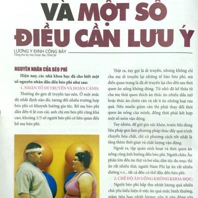 Y Học Phổ Thông Dành Cho Mọi Người - Chuyên Đề: Bệnh Do Thừa Cân Và Béo Phì