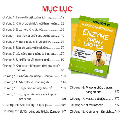 Enzyme chống lão hoá (TB)_Hiromi Shinya