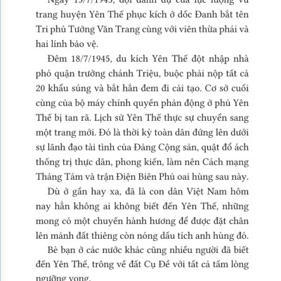 Một vùng Yên Thế (bản in 2024)