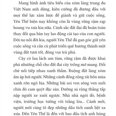 Một vùng Yên Thế (bản in 2024)